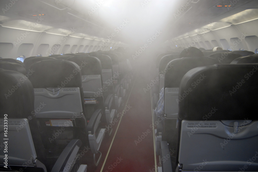 fumée dans l'avion