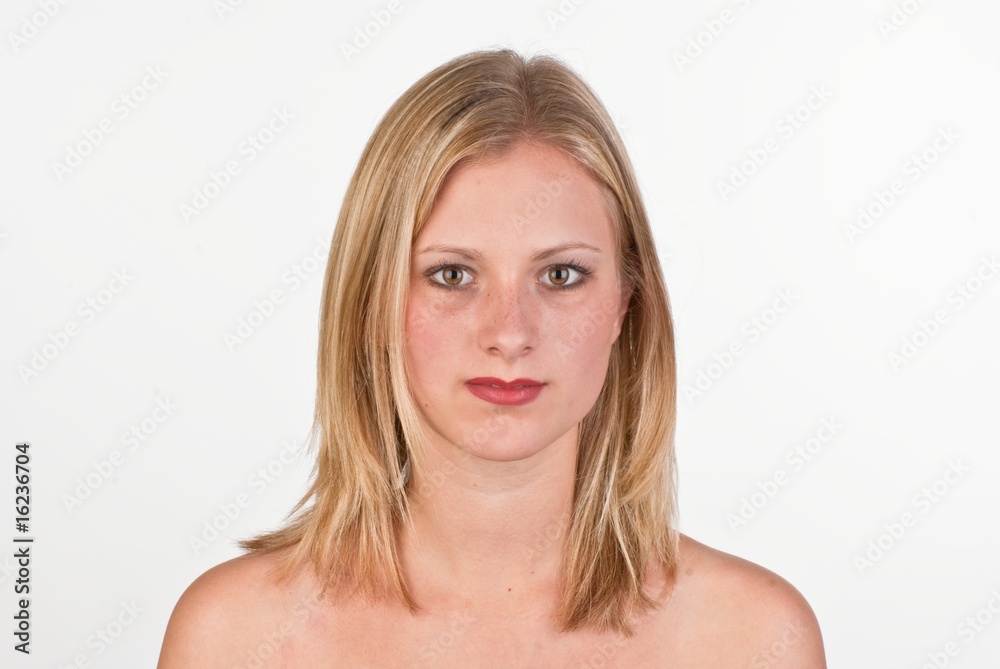 Portrait einer Jungen Frau Portrait einer Jungen Frau
