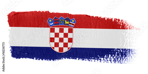 Obraz na plátně bandiera Croazia