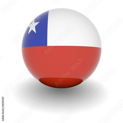 Free Download High resolution ball with flag of Chile - GFXLoad