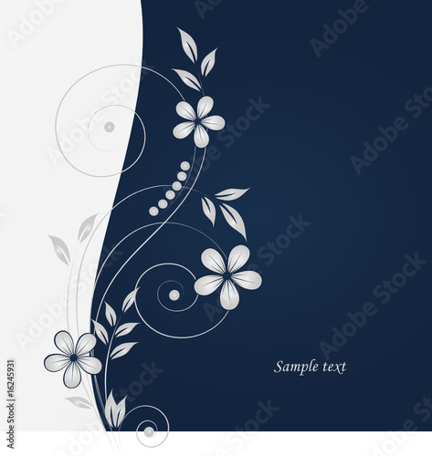 abstract floral background with place for your text