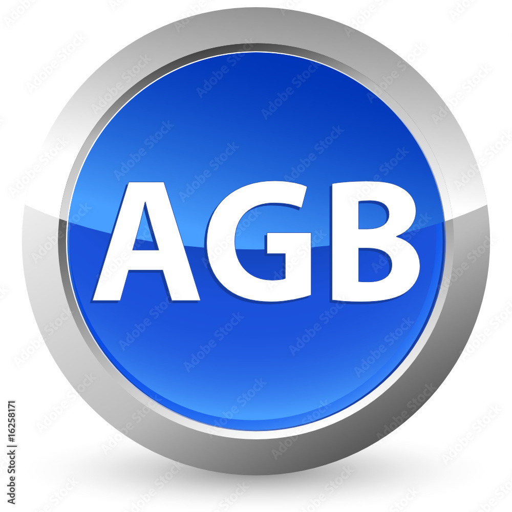 AGB - Allgemeine Geschäftsbediengung - Button AGB - Allgemeine Geschäftsbediengung - Button