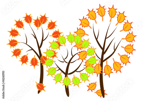 Autumn trees