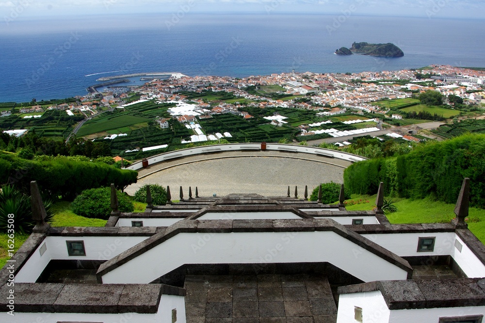 Azoren: Blick auf Villa Franca do Campo
