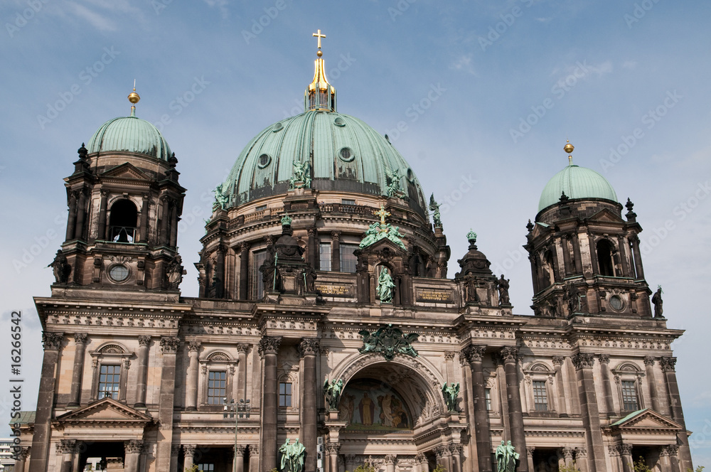 Dome of the Berlin Cathedral (Berliner Dom) in Berlin, Germany