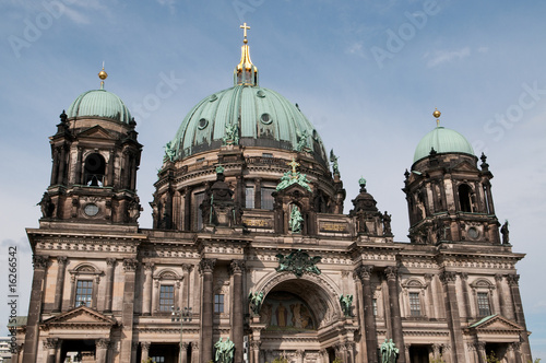 Dome of the Berlin Cathedral (Berliner Dom) in Berlin, Germany