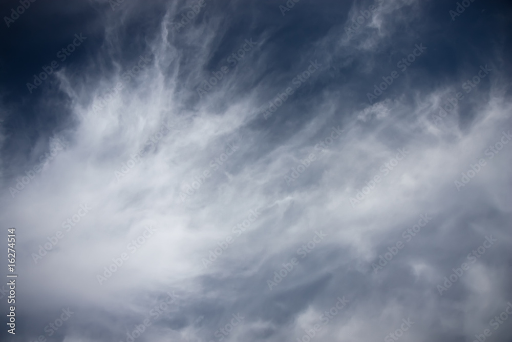 Obraz premium Nuvole, cielo, blu