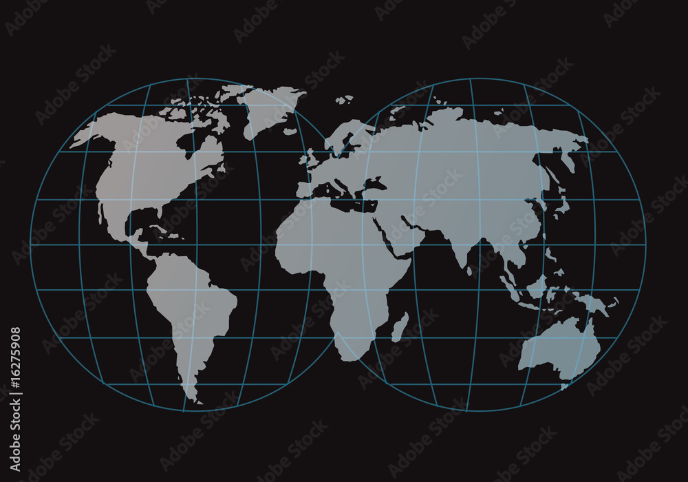 carte et globe