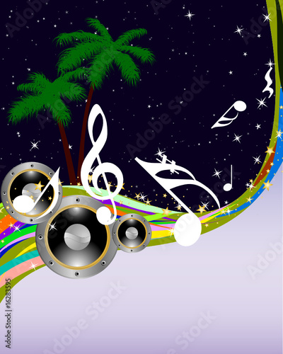 tropical music background