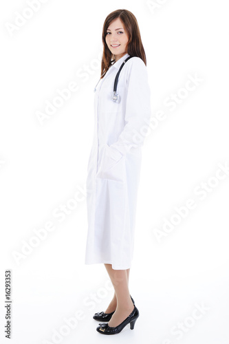 successful young female doctor