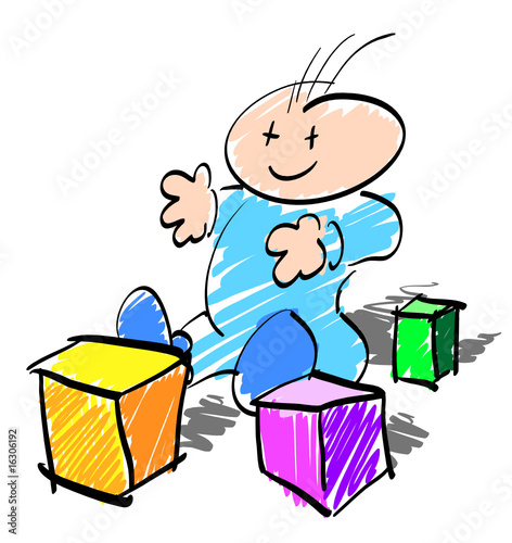 baby with toys