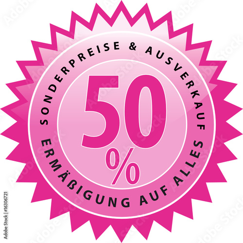 Rabatt und Ermäßigung, Icon Button