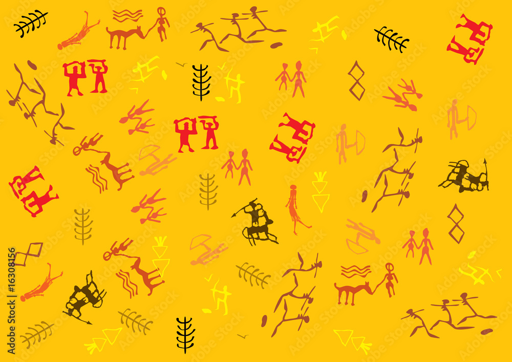 Stone age pattern