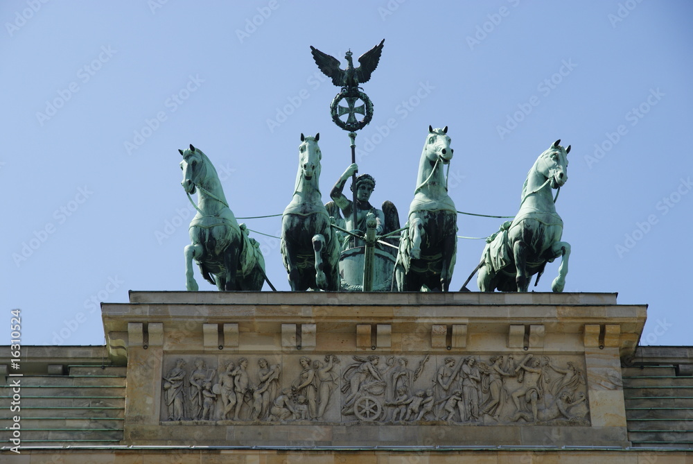 Obraz premium Quadriga of The Brandenburg gate