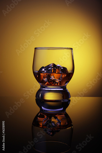 Whiskey with ice