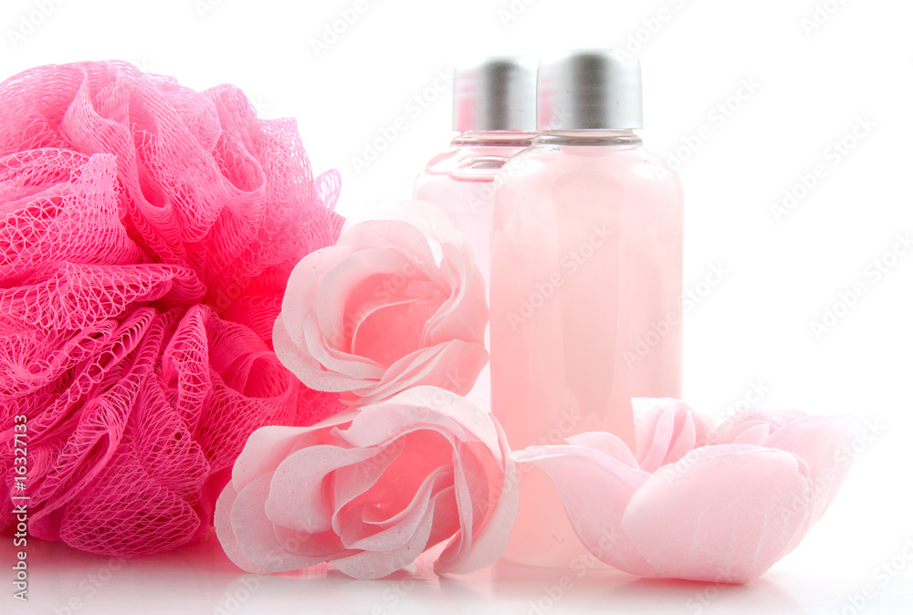 Spa accessory over white background Spa accessory over white background