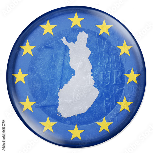 3D-Button - Eurozone - Finnland