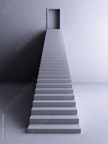 Treppe aufwärts