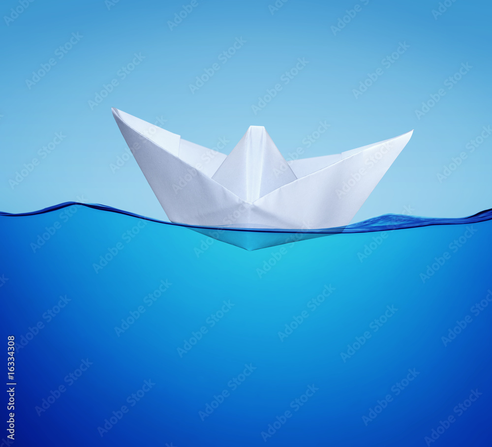 Obraz premium paper toy-ship