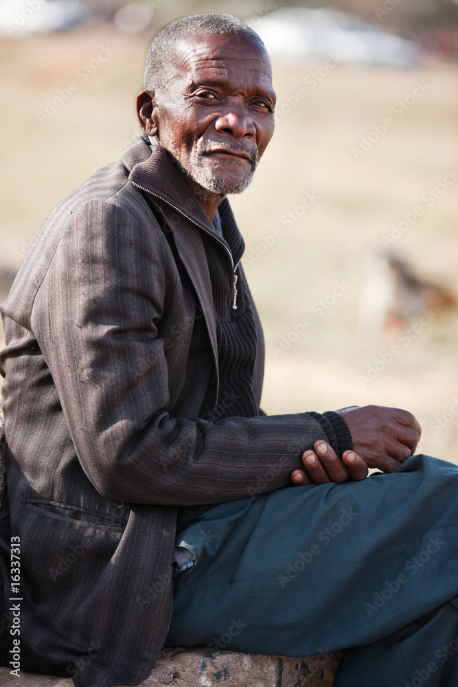 Obraz premium senior African man