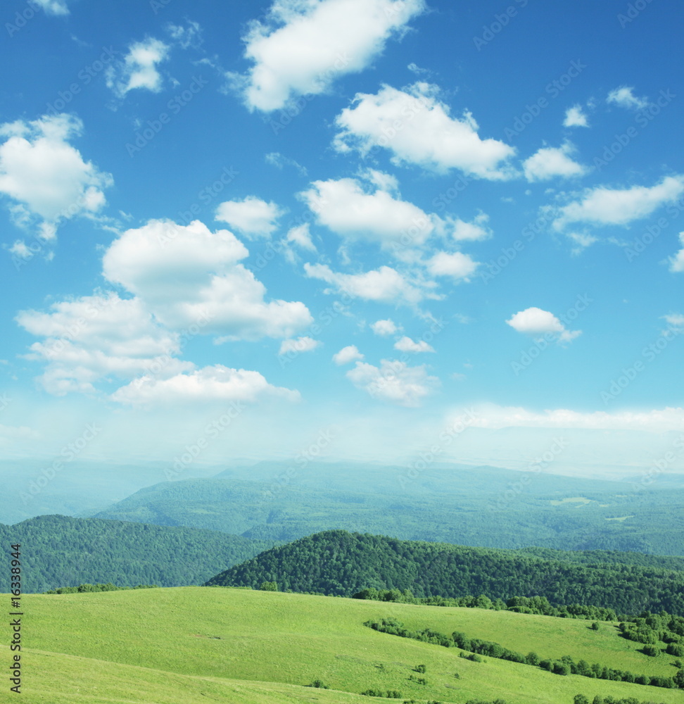 Fototapeta premium Green hills