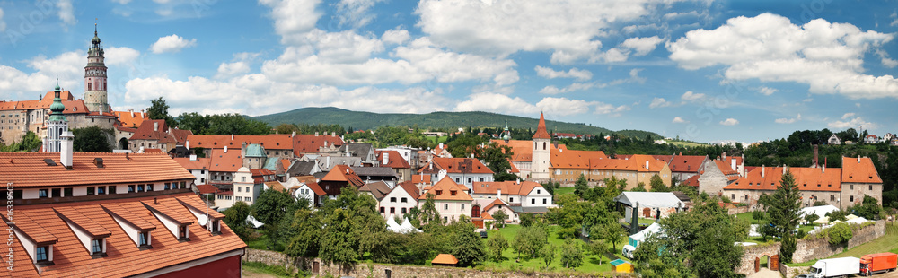 View Cesky Krumlov. Czech Republic