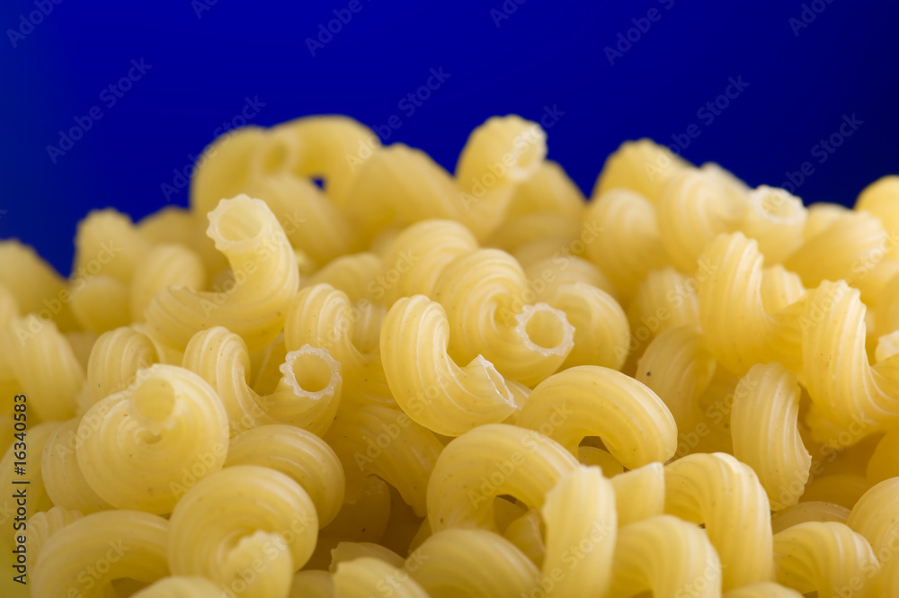Dry pasta closeup Dry pasta closeup