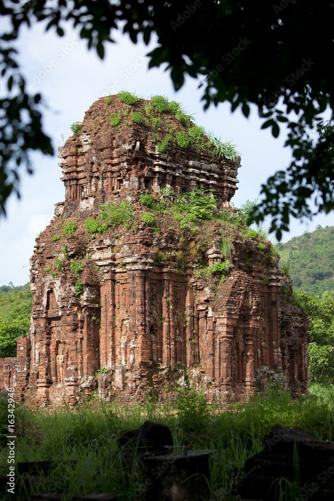 Obraz premium Temples Chams, Terre Sainte de My Son, Vietnam