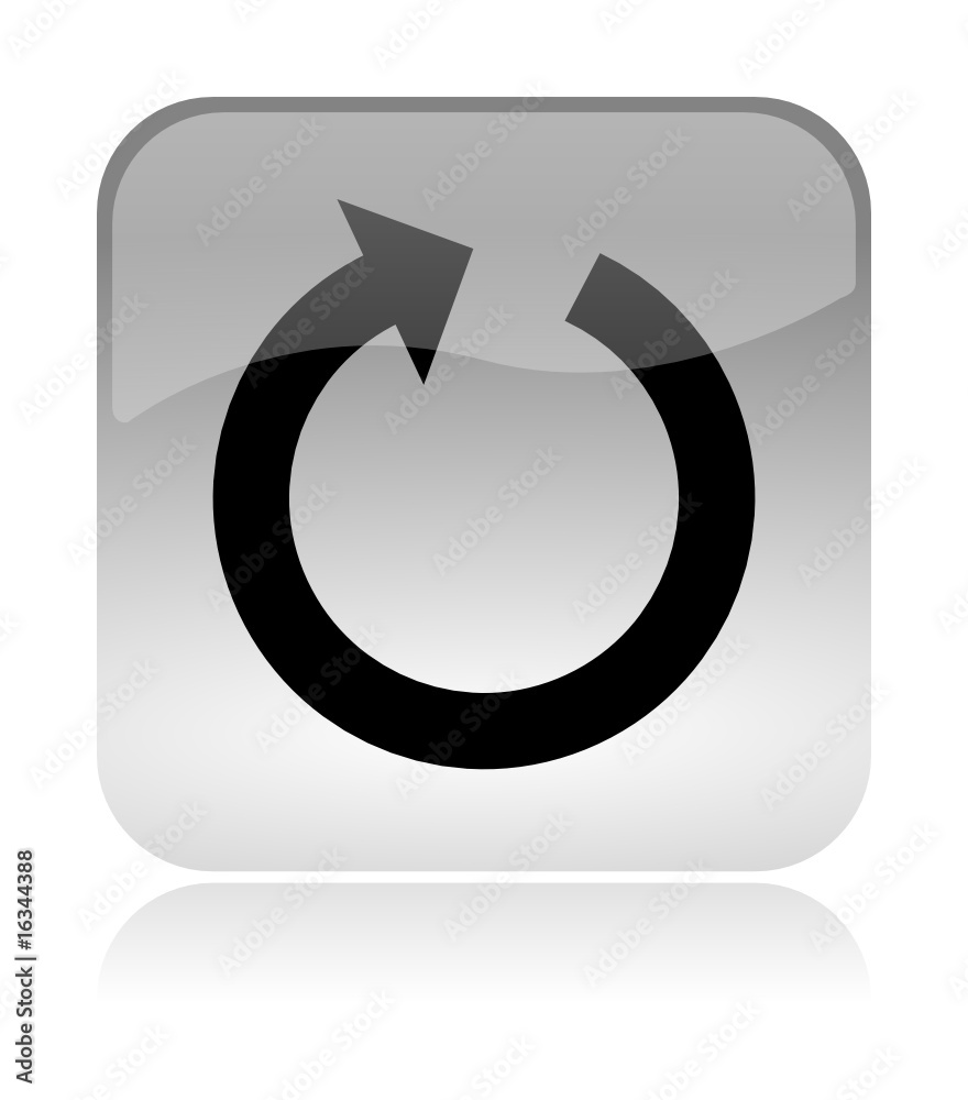Update Recycle glossy icon Update Recycle glossy icon