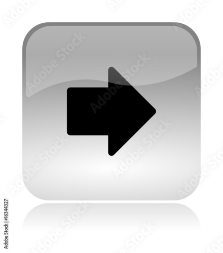 Arrow glossy icon