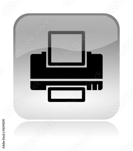 Print glossy icon