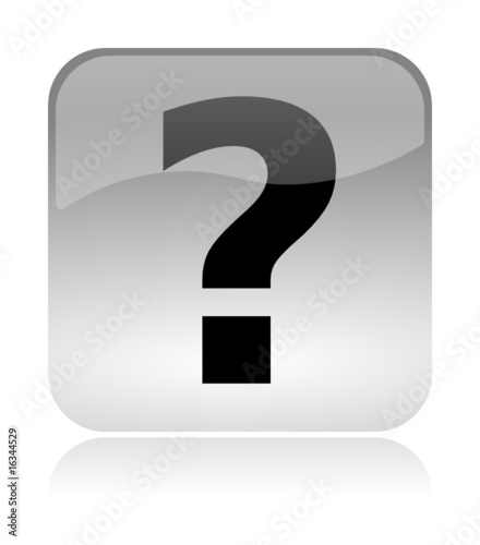 Question Info glossy icon