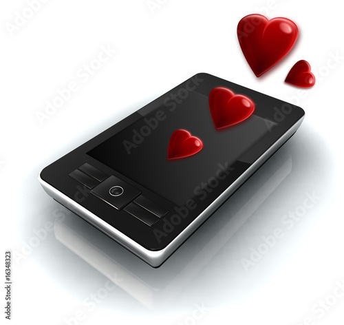 Message amour portable