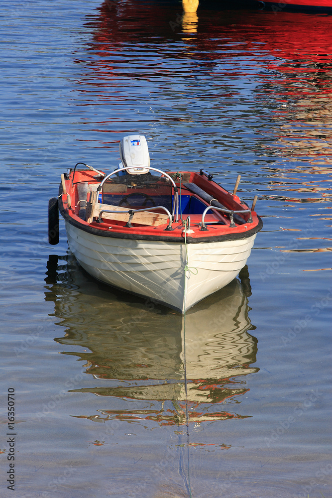 Naklejka premium Fishing boat in Greece