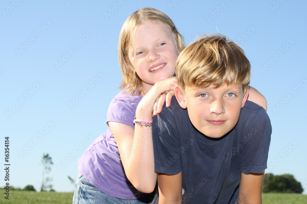 Fototapeta premium Boy and Girl