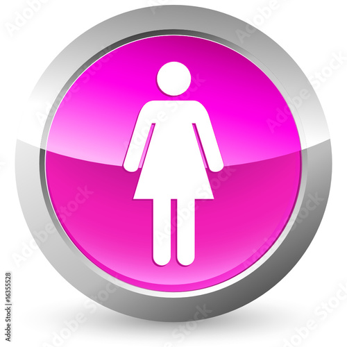 Frau - Button