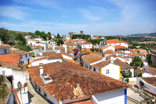 Obidos, old village at Portugal. photo