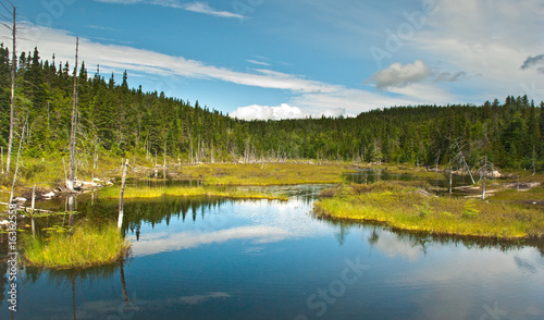 Fototapeta Naklejka Na Ścianę i Meble -  Lac au Parc National du Saguenay, Québec