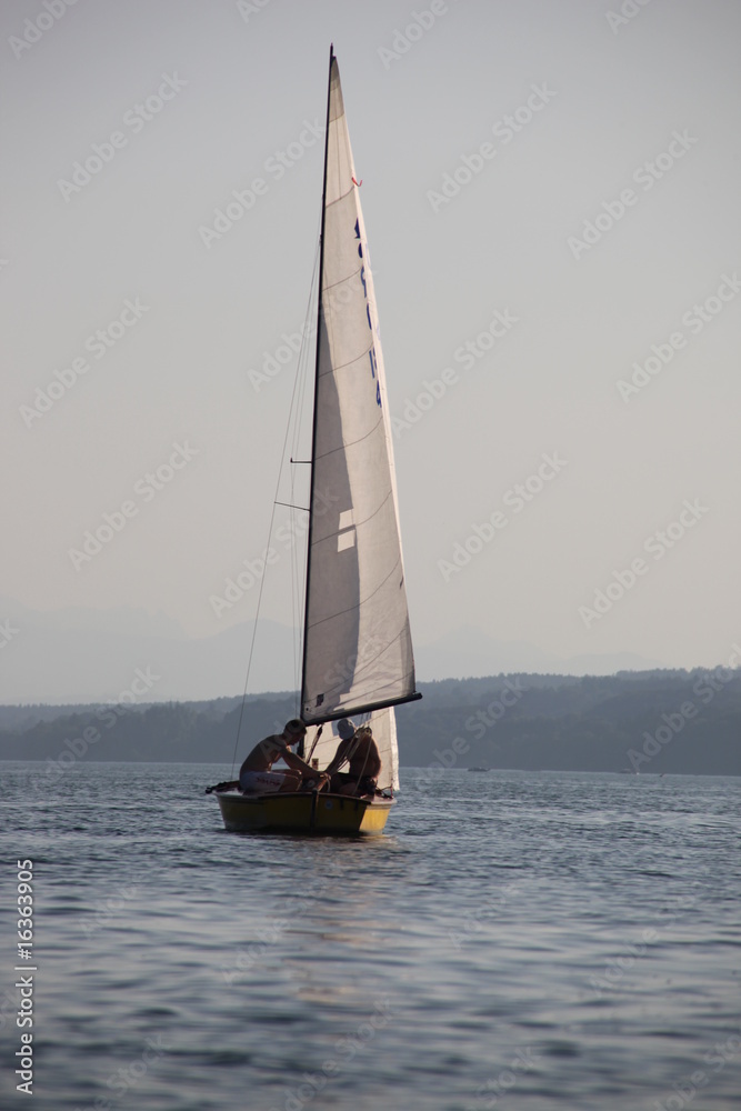 Naklejka premium Segelboot