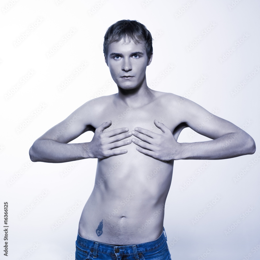 Fototapeta premium androgynous young man