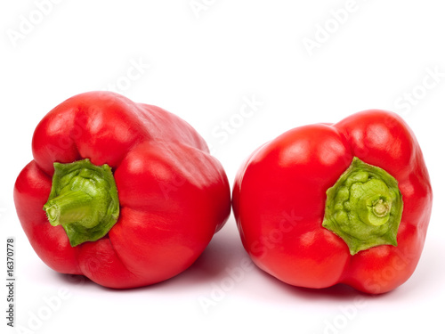 Two red paprika