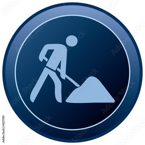 In Work Icon in Blue
