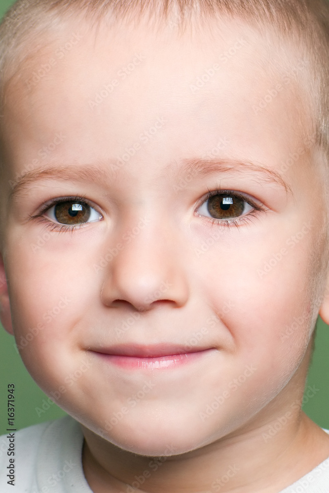 Little child smiling Little child smiling