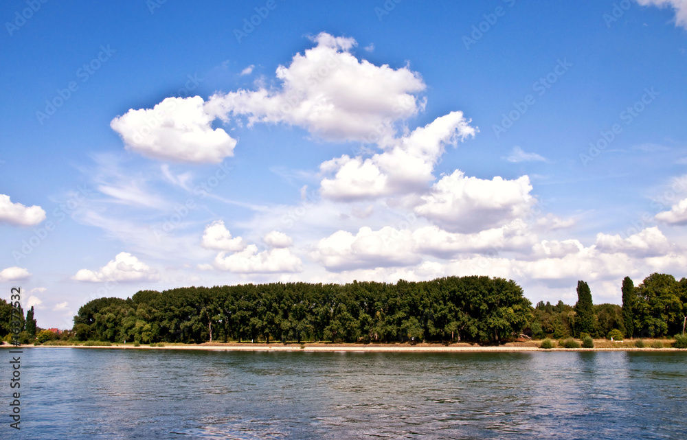 Harbour view in Worms