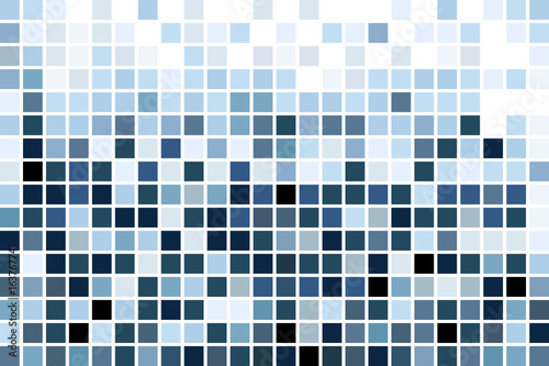 blue mosaic