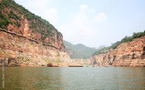The landscape of Jingniang Lake in Handan