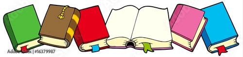 Line of books