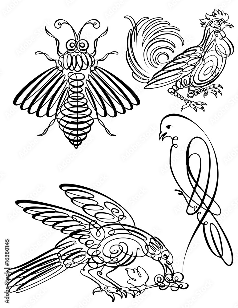 Calligraphic Ornamental Design