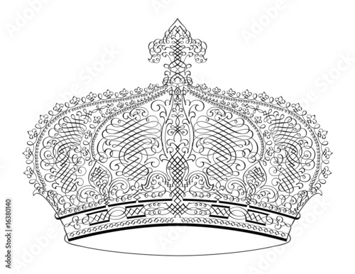 Calligraphic Ornamental Crown
