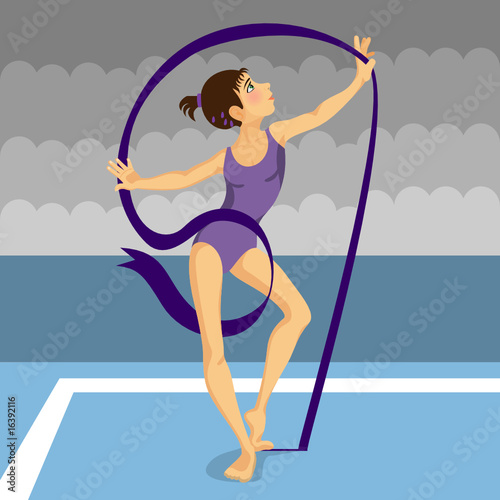 gymnast girl